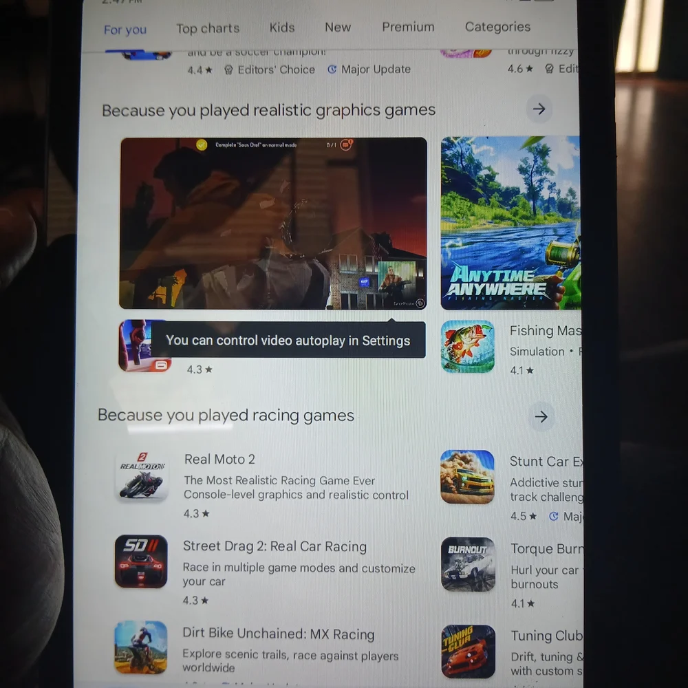 Black Tablet with Pink Display